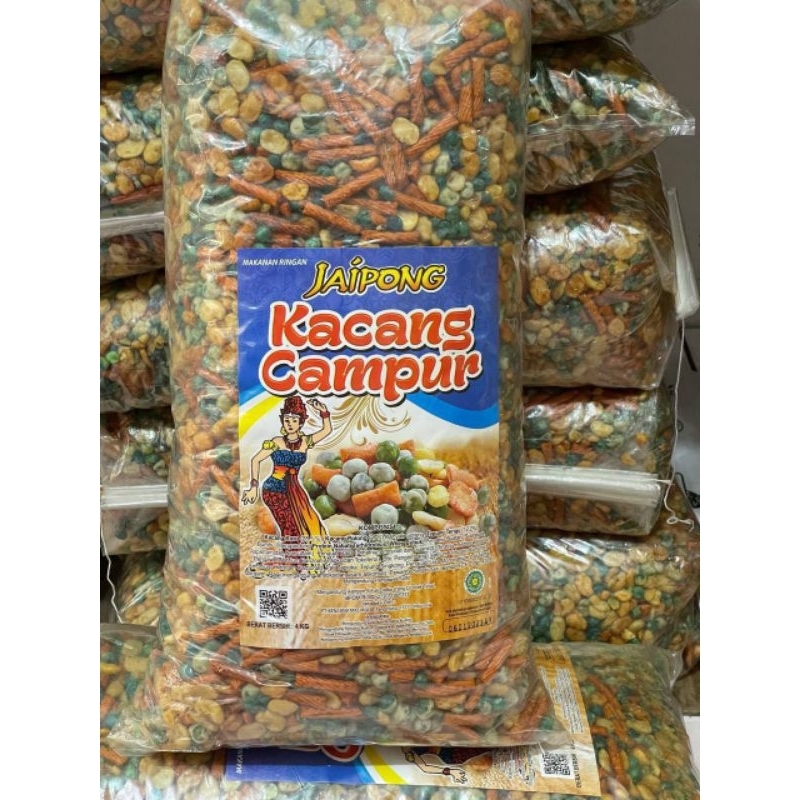 Jual KACANG CAMPUR JAIPONG BERAT 4 KG Shopee Indonesia