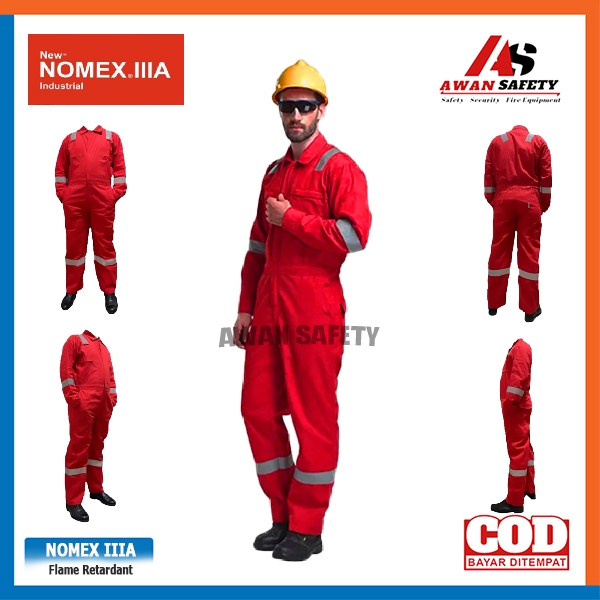 Jual Coverall NOMEX IIIA Wearpack Safety Tahan Api Flame Rasistance