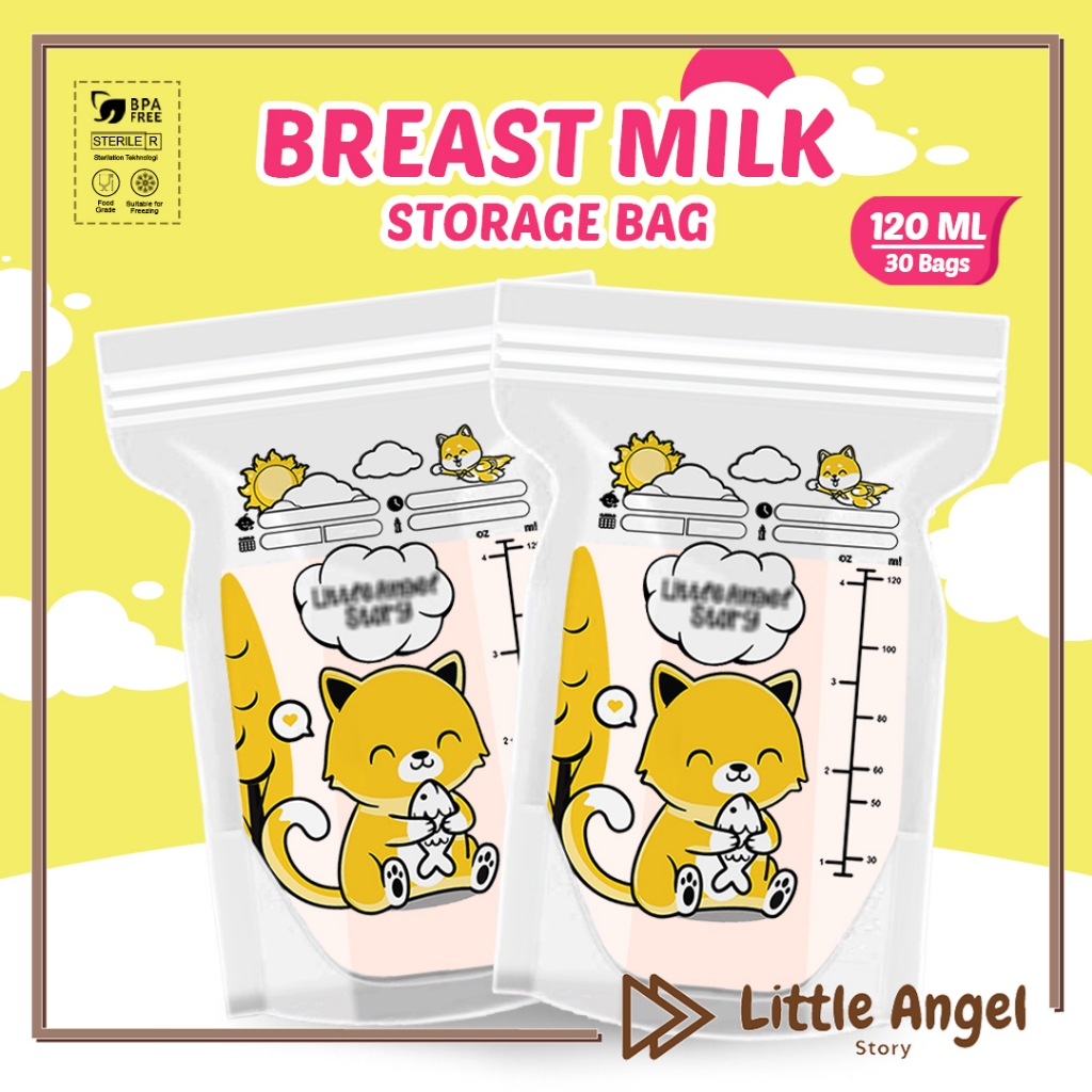 Jual KANTONG ASI SUSU BAYI 120ml BABY BREAST MILK Storage Bag ASIP