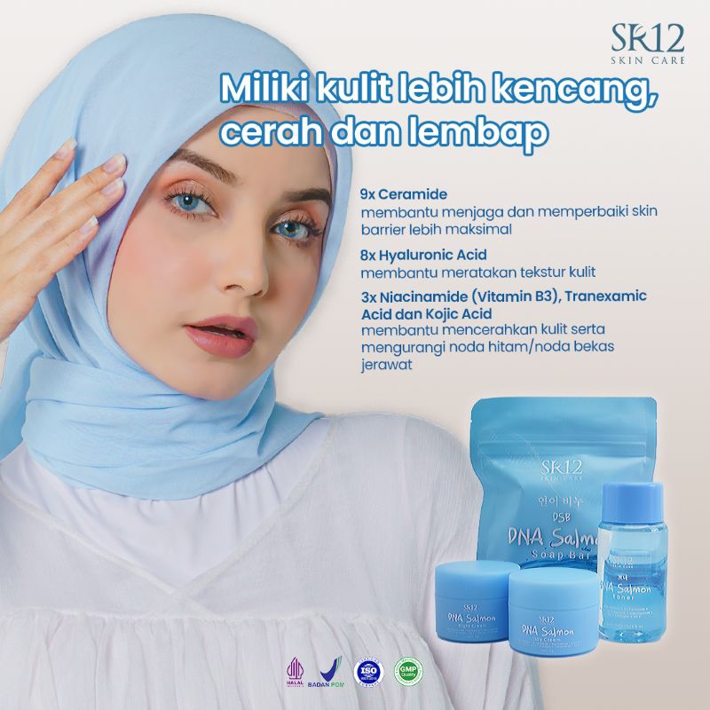 Jual SR12 PACKAGE DNA SALMON 4 In1 Paket Skincare Solusi Mencerahkan