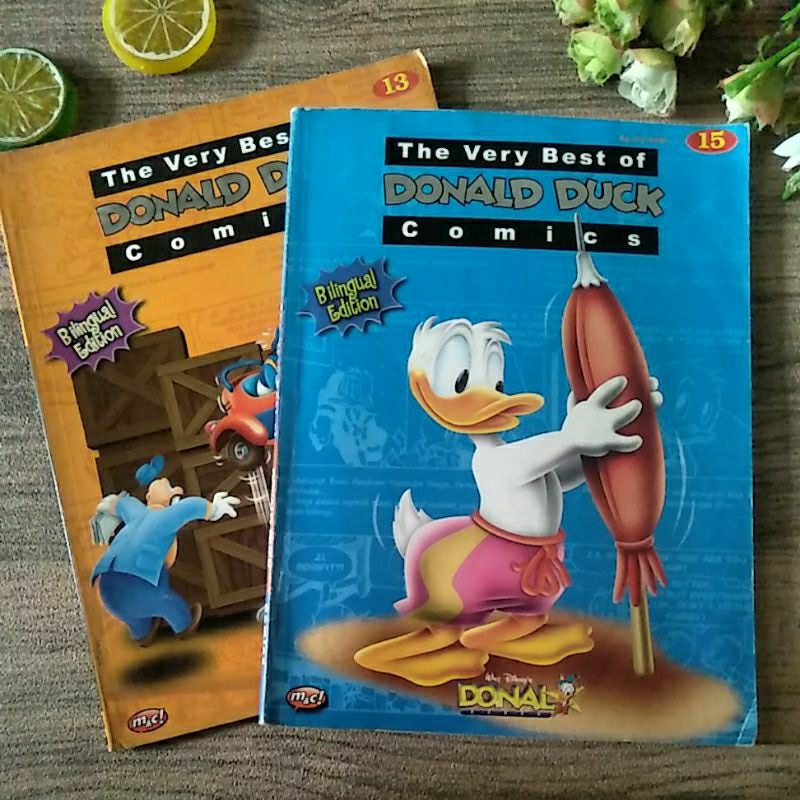 Jual Komik Donald Duck Donal Bebek Edisi Bilingual Preloved Shopee