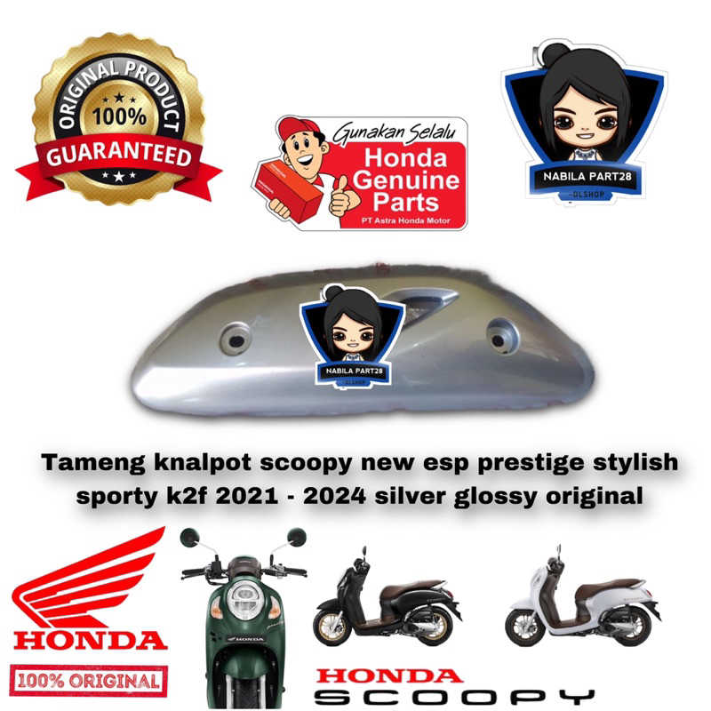 Jual Cover Tameng Knalpot Pelindung Knalpot Scoopy New Esp Prestige