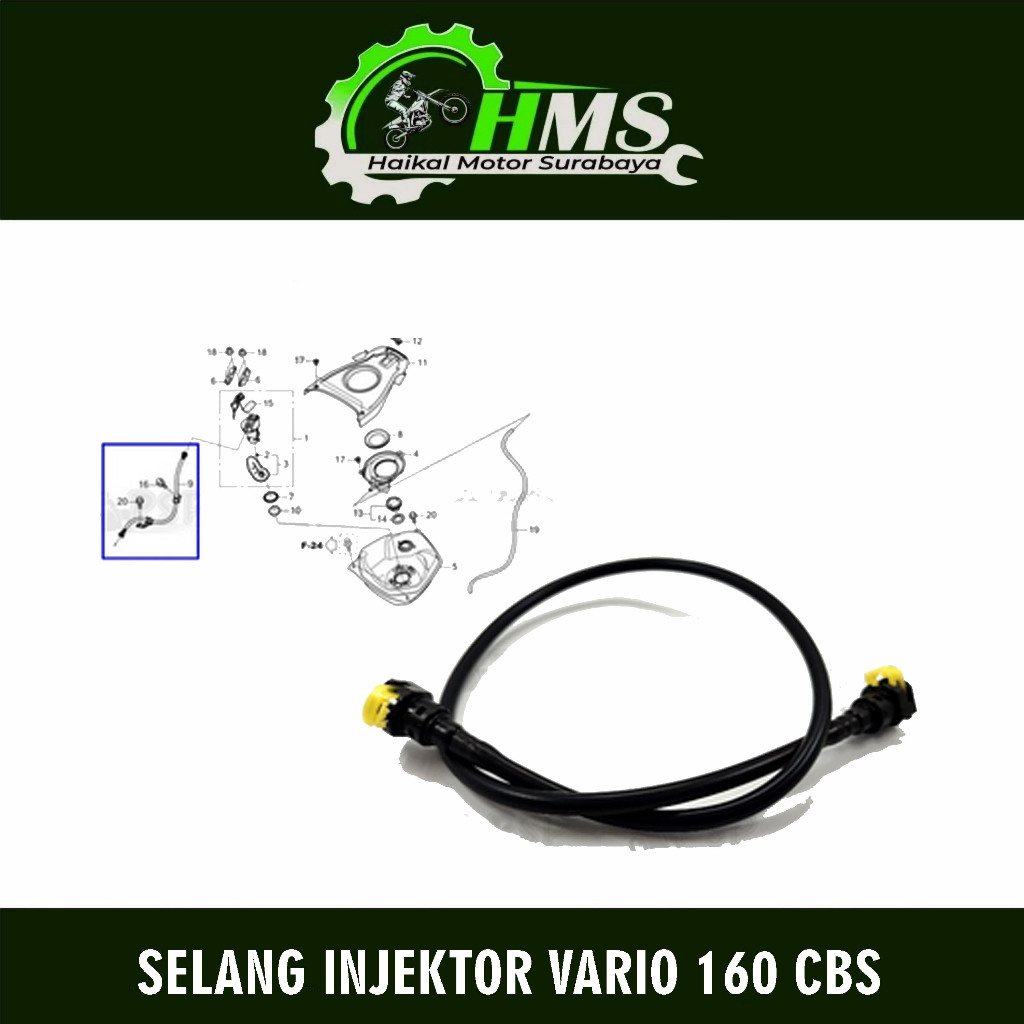 Jual Selang Injektor Vario Cbs Kabel Cable Cabel Slang Penghubung