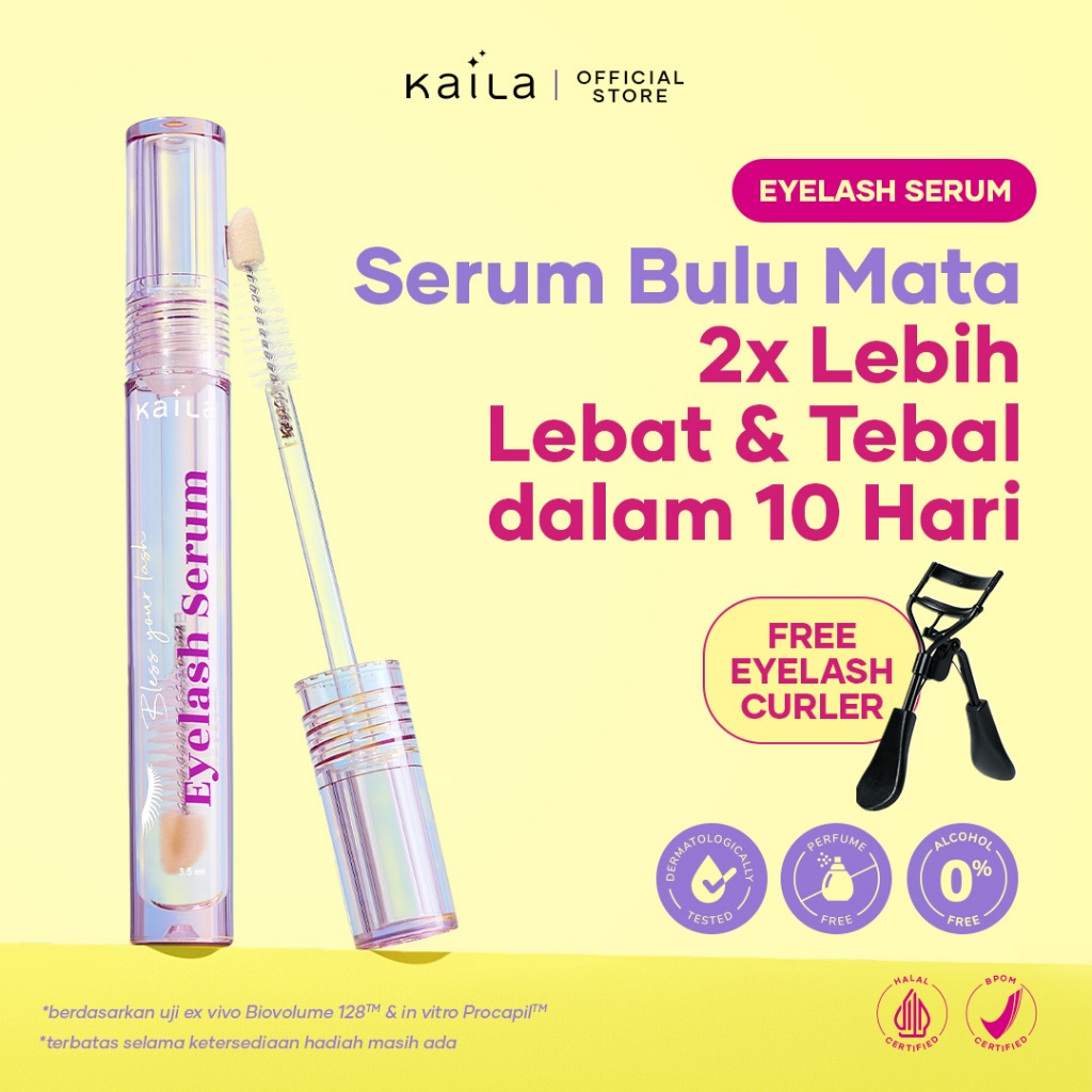 Jual Kaila SmartSkin Eyelash Serum 3 5ml Serum Bulu Mata 2x Lebih