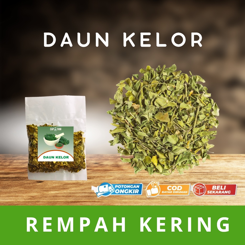 Jual Daun Kelor Kering Murni Original Organik Tanpa Pengawet Shopee