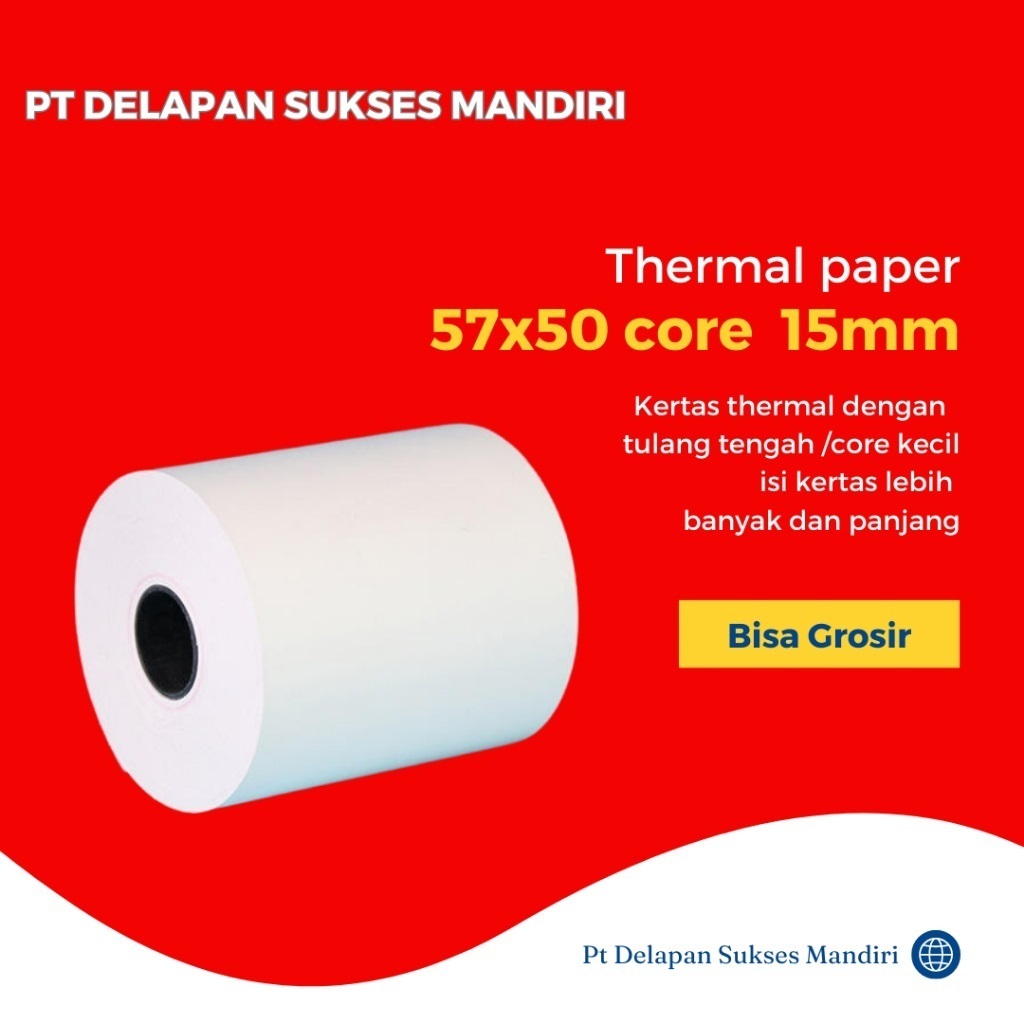 Jual Kertas Kasir Struk Thermal Paper Edc Mm X Mm X Mm