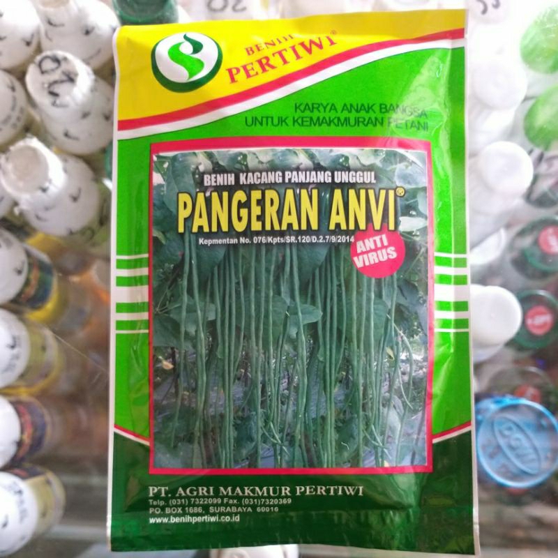 Jual Benih Kacang Panjang Unggul Pangeran Anvi Kemasan Gram