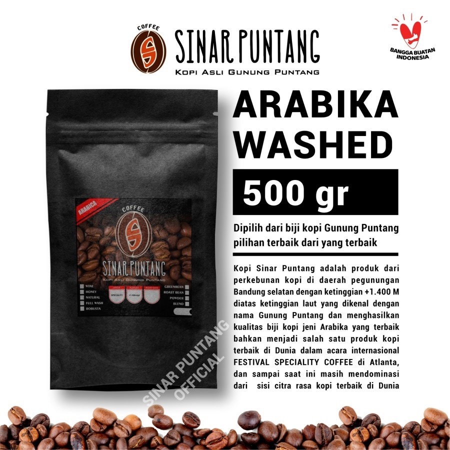 Jual Kopi Puntang Sinar Puntang Arabika Full Washed Gr