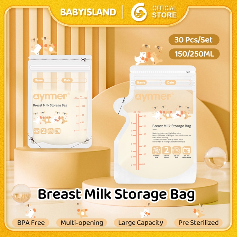 Jual Kantong Asi Breastmilk Storage Bag 150 250mL Isi 30 Pcs BPA FREE