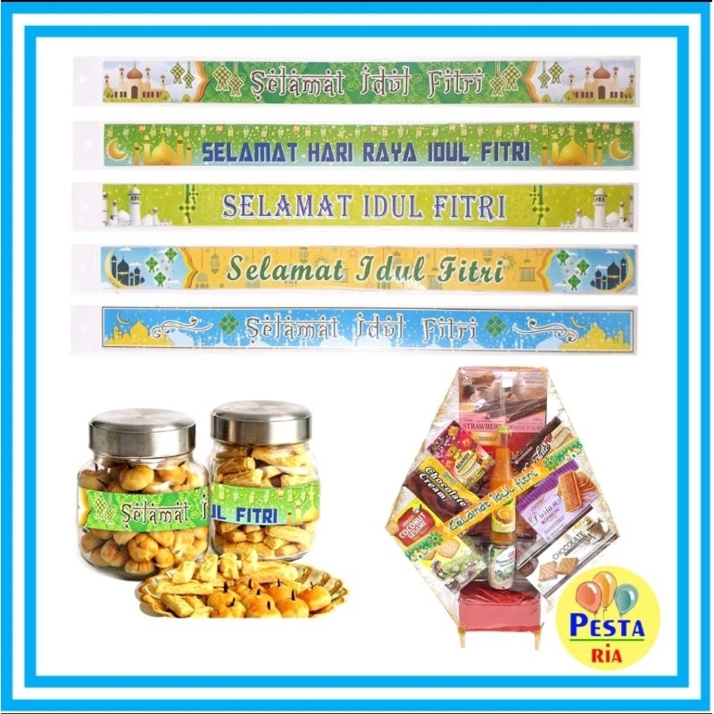 Jual LABEL PARCEL IDUL FITRI LABEL IDUL FITRI ISI 5 LABEL PITA