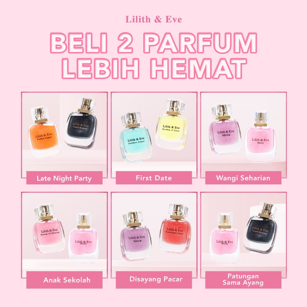 Jual Lilith And Eve Bundle In All Varian Eau De Parfum Edp