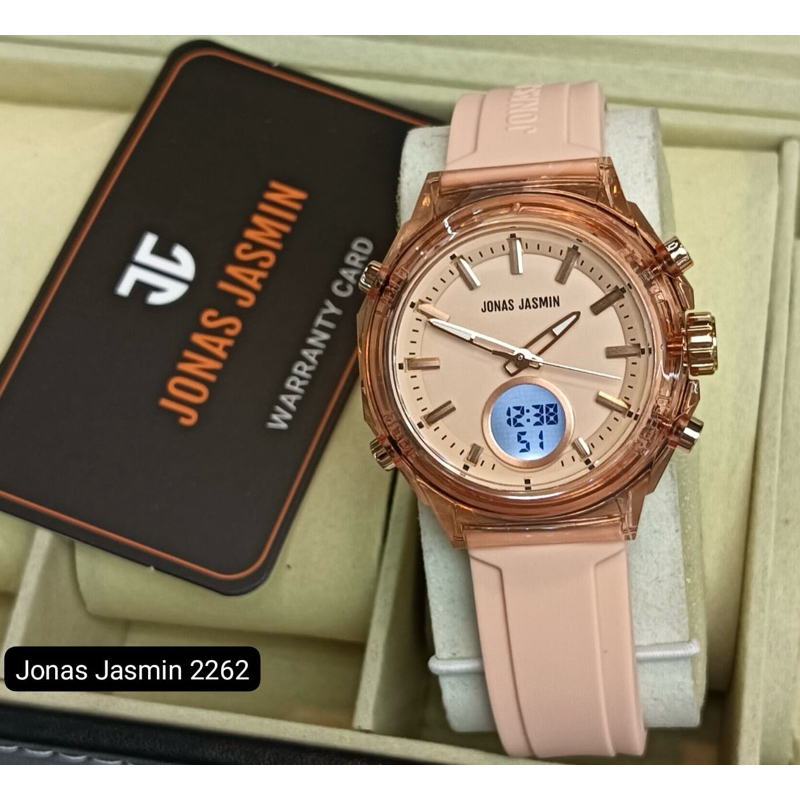 Jual Jam Tangan Wanita Jonas Jasmin Dualtime Analog Digital Aktif