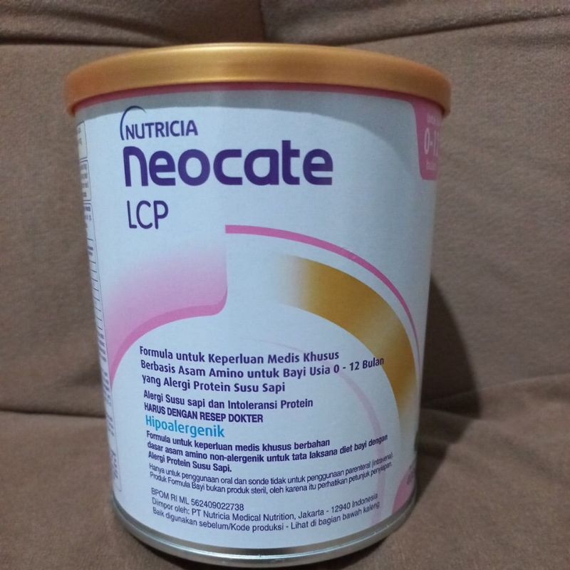 Jual Susu Nutricia Neocate Lcp 400 Gr Shopee Indonesia