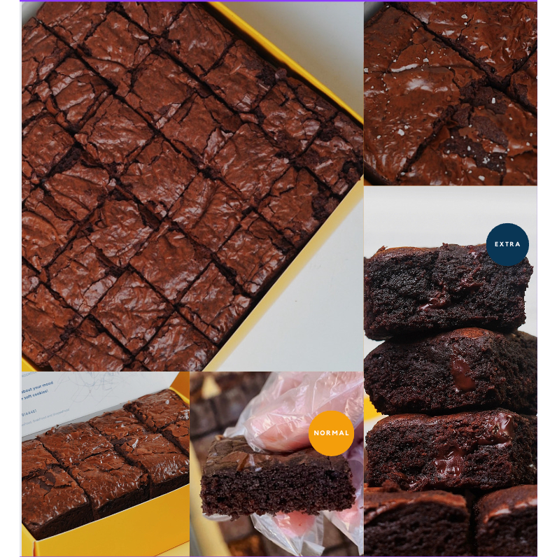 Jual Signature Fudgy Brownie Dark Chocolate By Dizzy Fudgy Mohon