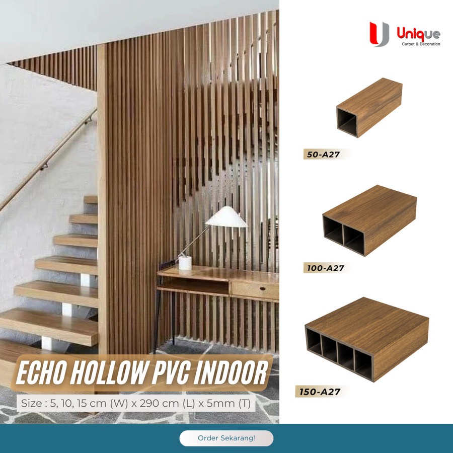 Jual ECHO Partisi Hollow PVC Kisi Kisi Pembatas Ruangan Interior