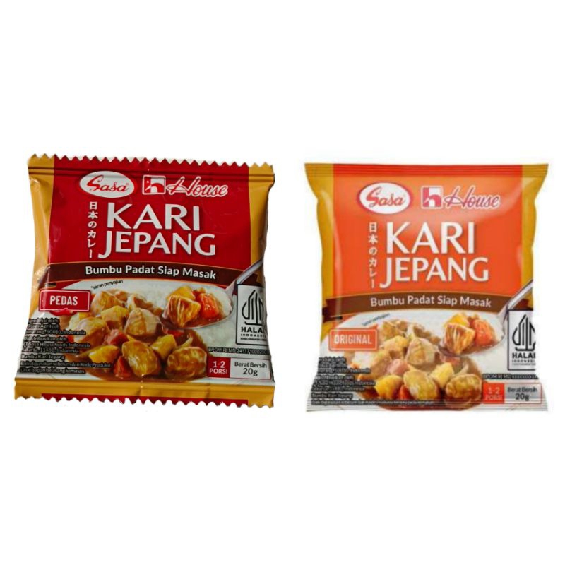 Jual Sasa House Bumbu Kari Jepang Siap Masak Original Pedas Gram