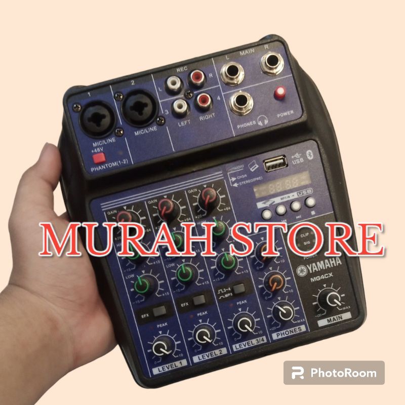 Jual Mixer Yamaha MG4CX 4 Chanel 2 Mono 2 Streo Shopee Indonesia