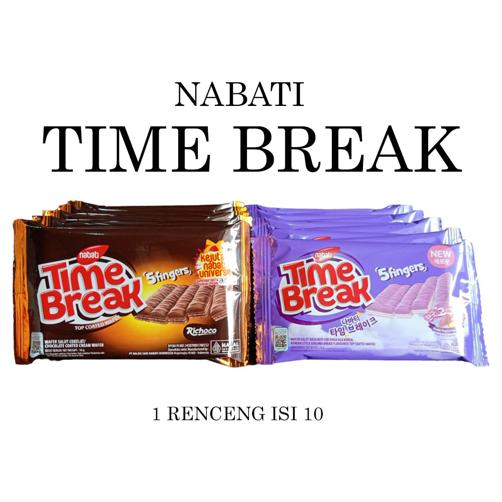 Jual NABATI TIME BREAK ISI 10 SACHET Shopee Indonesia