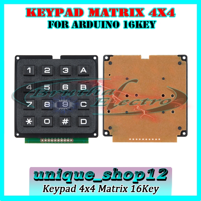 Jual Keypad Pin X Matrix Array Key Keyboard Hard Keypad Matrix