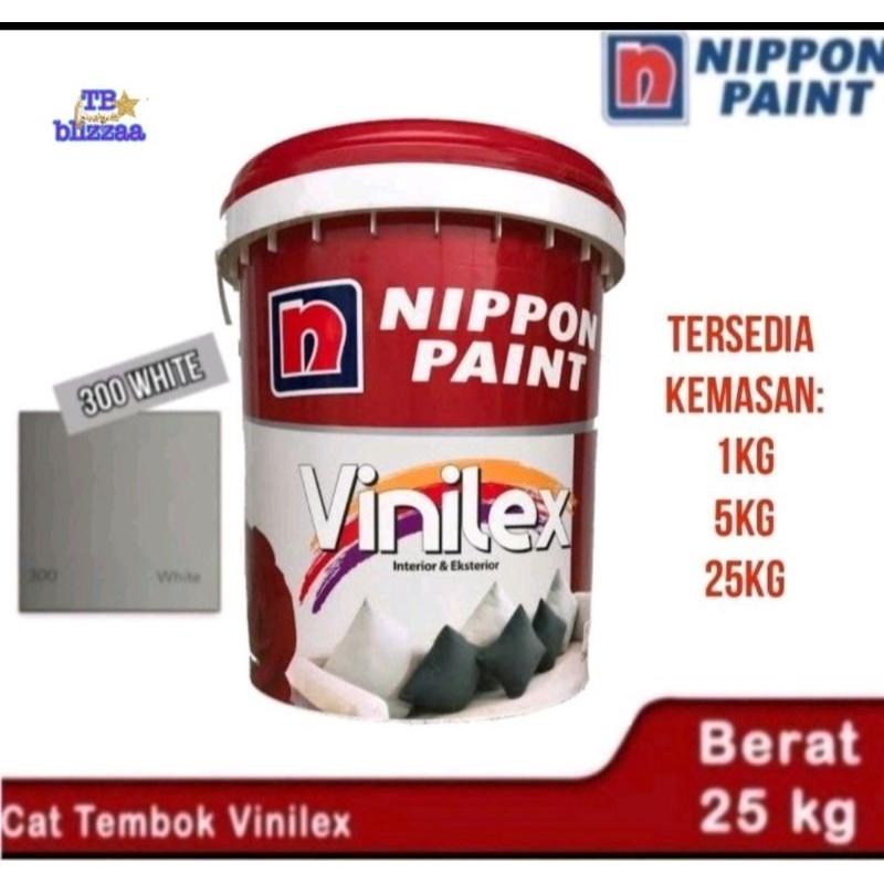 Jual Cat Tembok Interior Vinilex NIPPON PAINT 5000 Kembang 1kg White