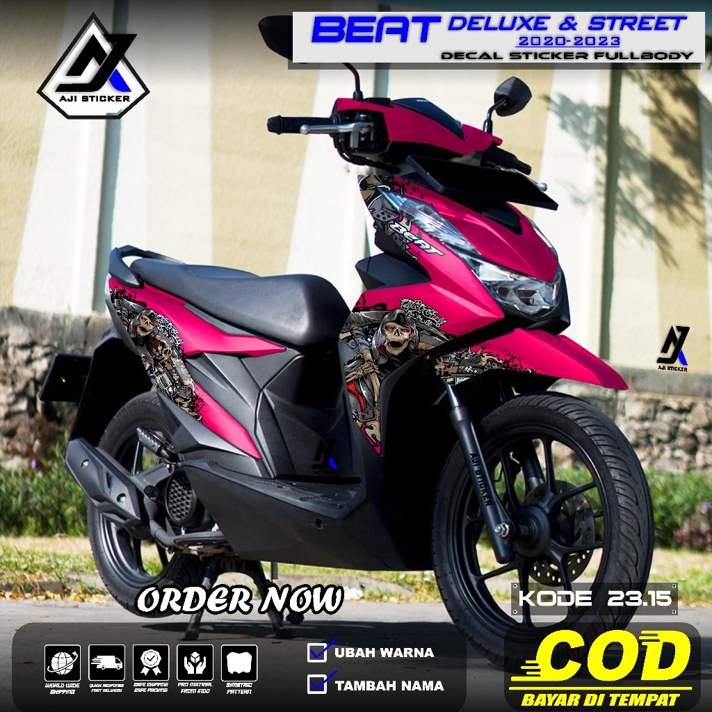 Jual COD TERBARU Decal Beat Deluxe Full Body Decal Sticker Beat