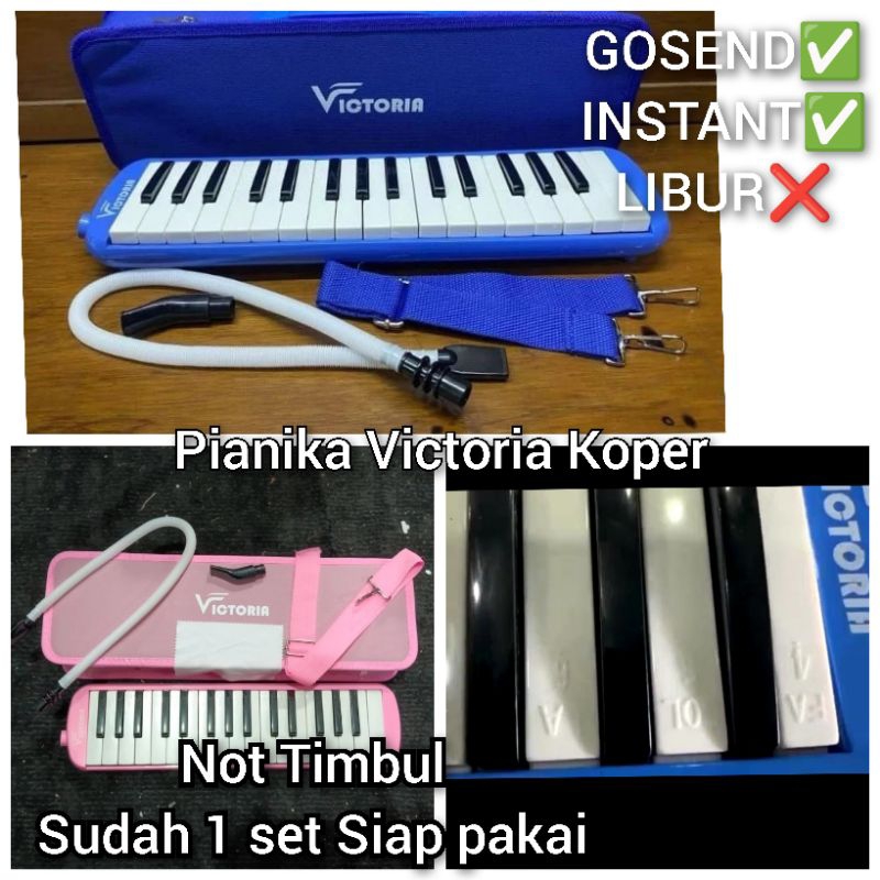 Jual Pianika Box Koper Piano Tiup Alat Musik Tiup Victoria Koper