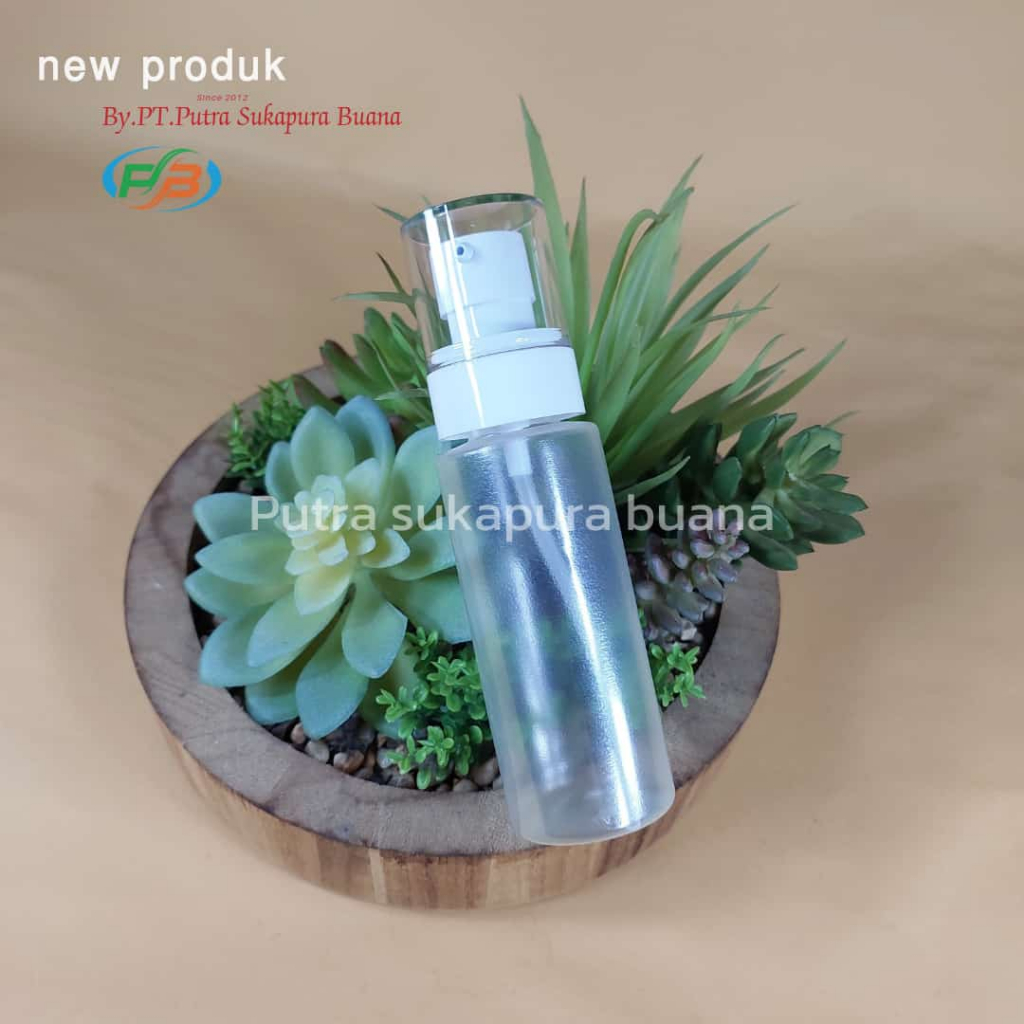 Jual Botol Treatment Pump Big Fullcap Ml Rf Frosted Botol Lotion