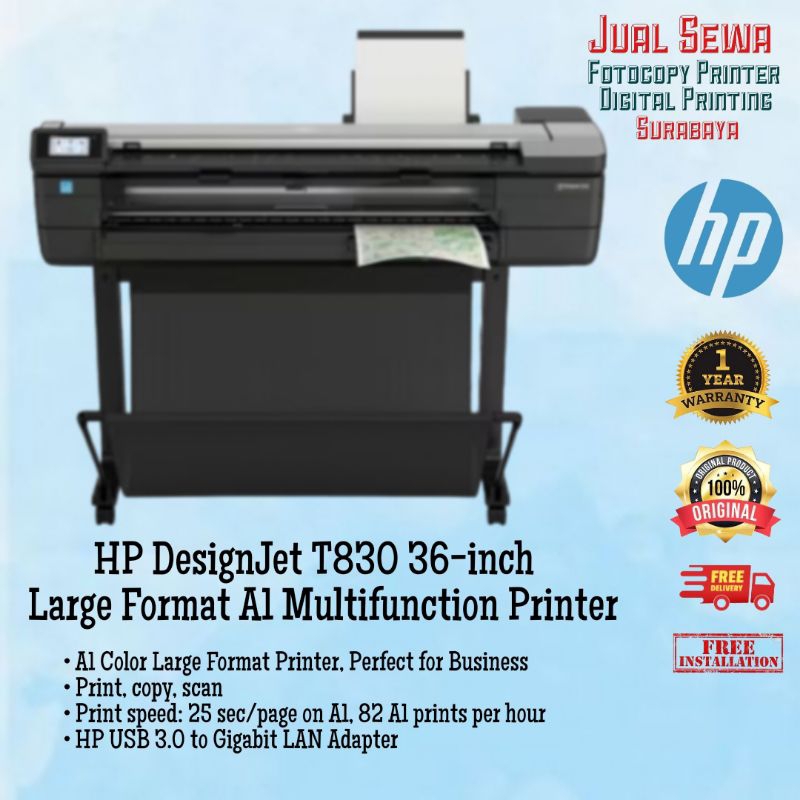 Jual Printer Hp Designjet T Inch Large Format A Multifunction