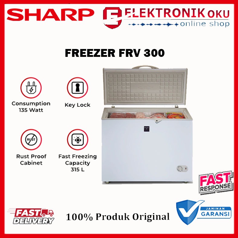 Jual Sharp Frv Dan Frv Chest Freezer Box Garansi Resmi Shopee