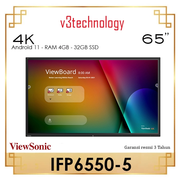 Jual Viewsonic Ifp Viewboard Interactive Display K Shopee