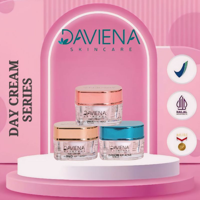 Jual DAY CREAM SERIES DAVIENA SKINCARE GOLD GLOWING ACNE Shopee Indonesia