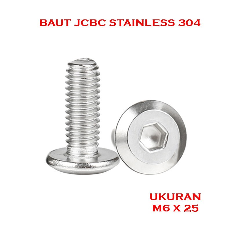 Jual Baut Jcbc Stainless Ukuran M X M X Shopee Indonesia