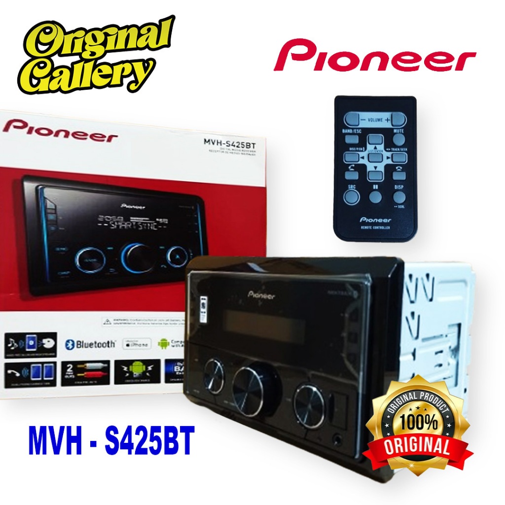 Jual Head Unit Pioneer MVH S425BT SINGLE DIN Shopee Indonesia