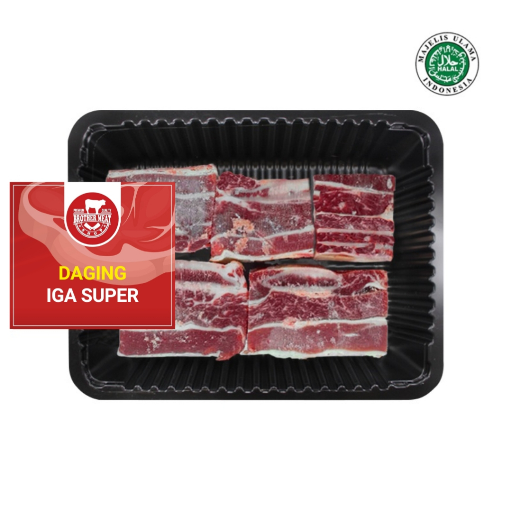 Jual Short Ribs Daging Iga Super 1kg Brothermeatshop Shopee Indonesia