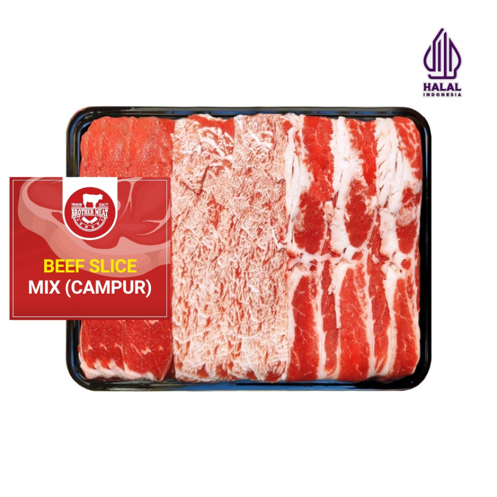 Jual Beef Slice Mix Daging Sapi Gr Brothermeatshop Shopee Indonesia