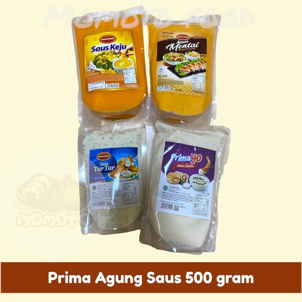 Jual Prima Agung Saus Mentai Keju Tartar Garlic Mayo Saos Instant