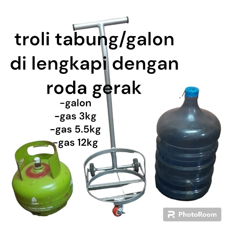 Jual TROLY GALON TABUNG GAS 3Kg GAS 5 5 GAS 12 RAK GALON GAS DORONGAN