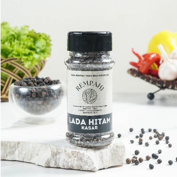 Jual Rempahi Lada Hitam Kasar Cracked Black Pepper Pecah Rempah