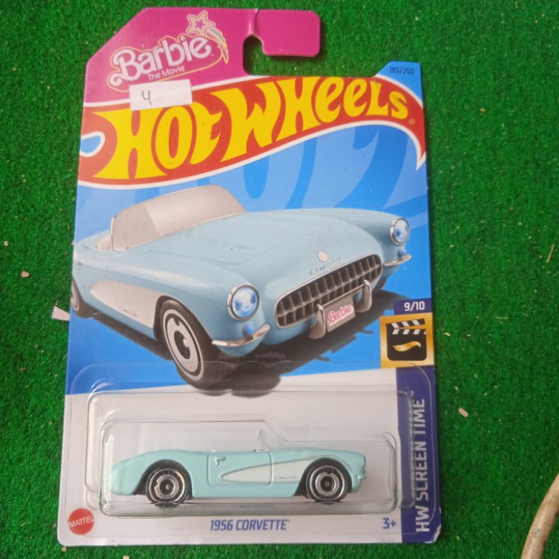 Jual Hot Wheels Hotwheels Film The Movie Barbie 1956 Corvette Tosca 56