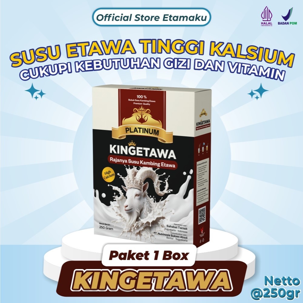 Jual Kingetawa Platinum Susu Bubuk Etawa Premium Grade A Untuk