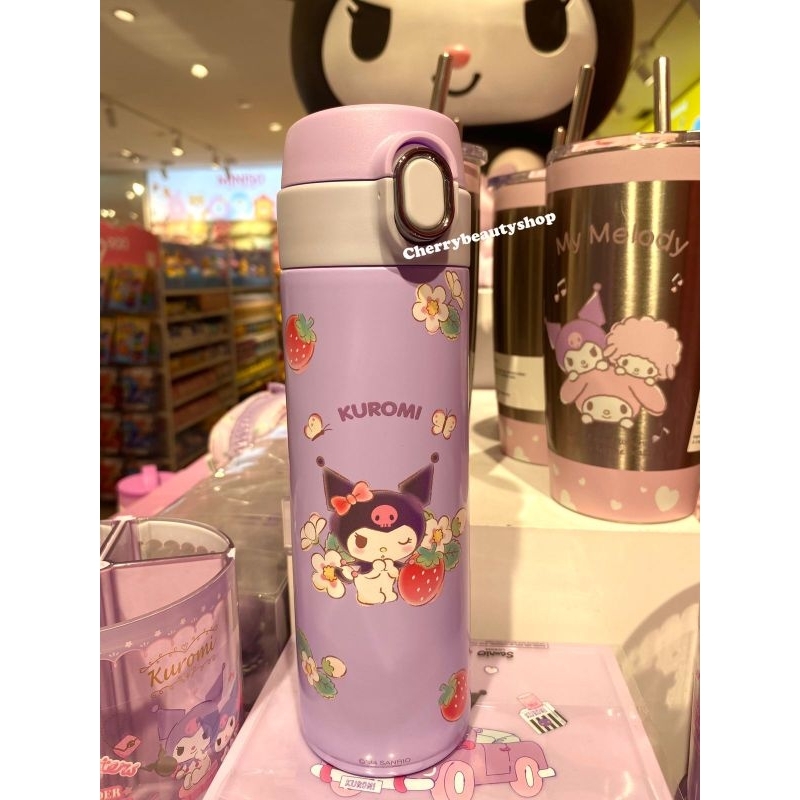 Jual MINISO X SANRIO Botol Minum Tumbler Termos Stainless KUROMI 420ml