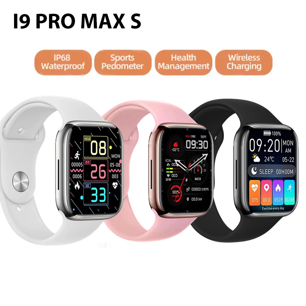 Jual Smart Watch I9 PRO MAX S Jam Tangan Smartwatch Sport Full Touch