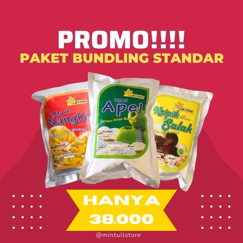 Jual HEMAT CAMILAN KERIPIK BUAH OVEN NANGKA APEL SALAK STANDAR FRUITS