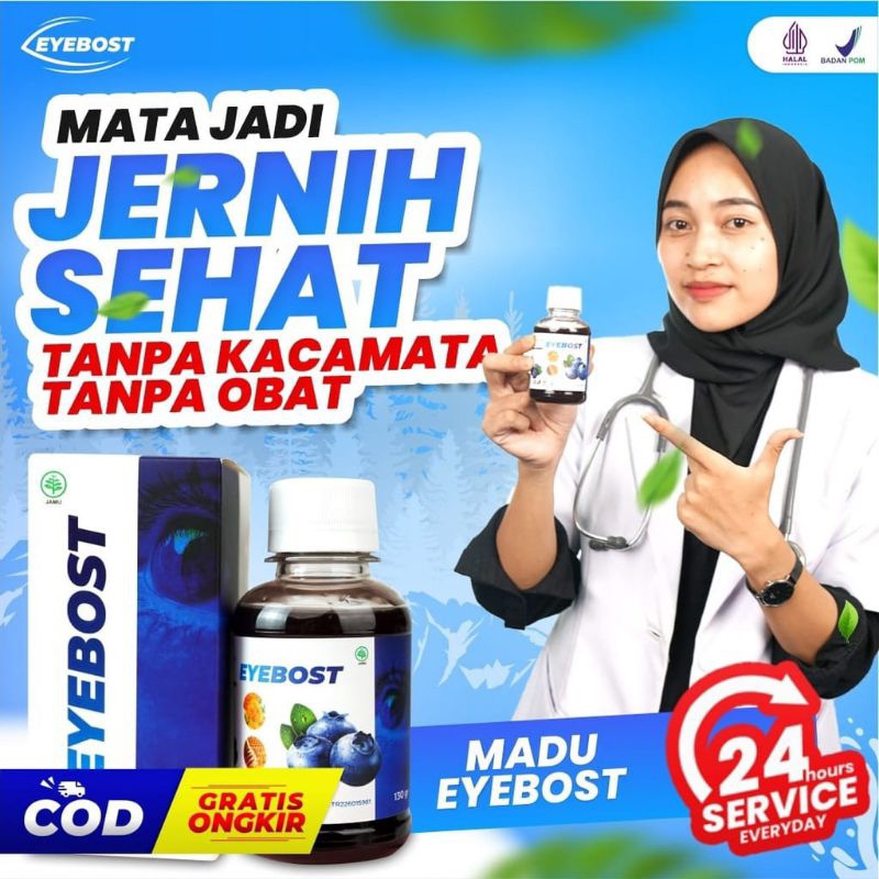 Jual Eyebost Madu Herbal Obat Mata Minus Rabun Katarak Shopee