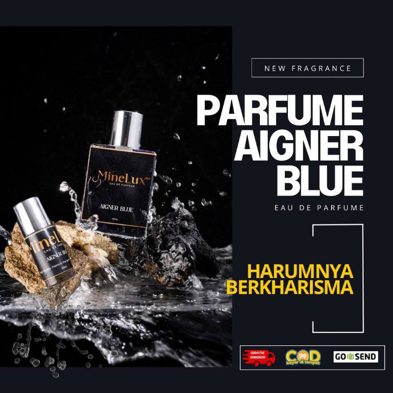 Jual Parfum Pria Aroma Aigner Blue Disukai Wanita Cool Elegan Tahan