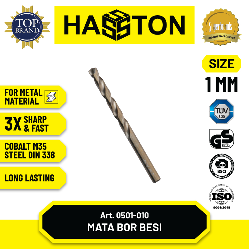 Jual Hasston Mata Bor Besi Cobalt Mm Mm Drill Bit Cobalt