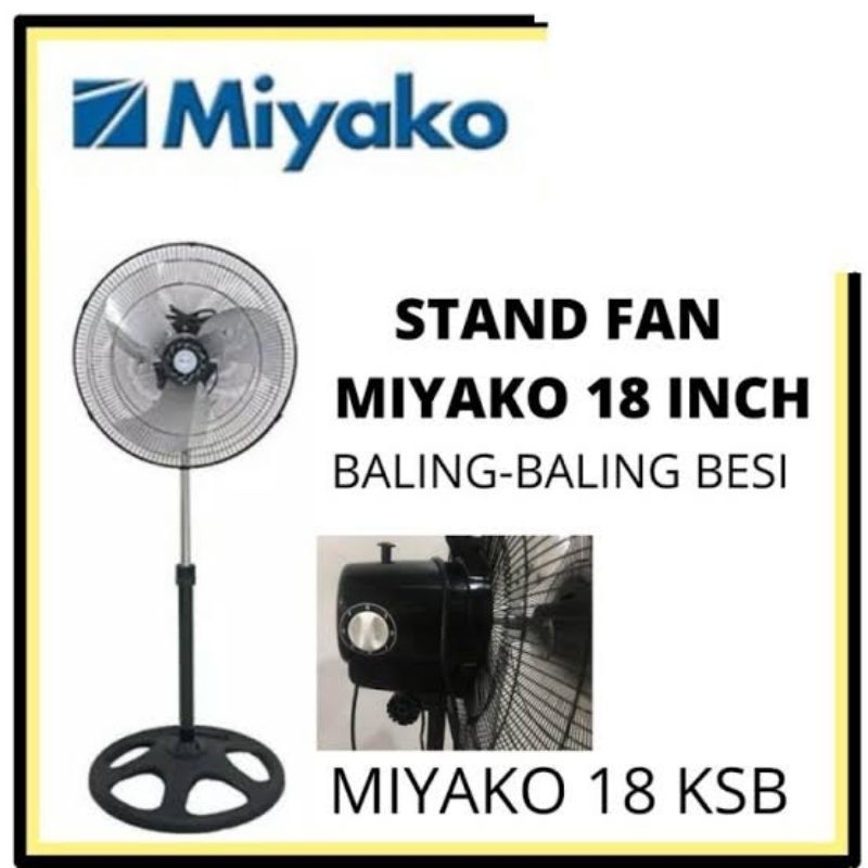 Jual Kipas Angin Miyako Berdiri Inch Ksb Stand Fan Miyako