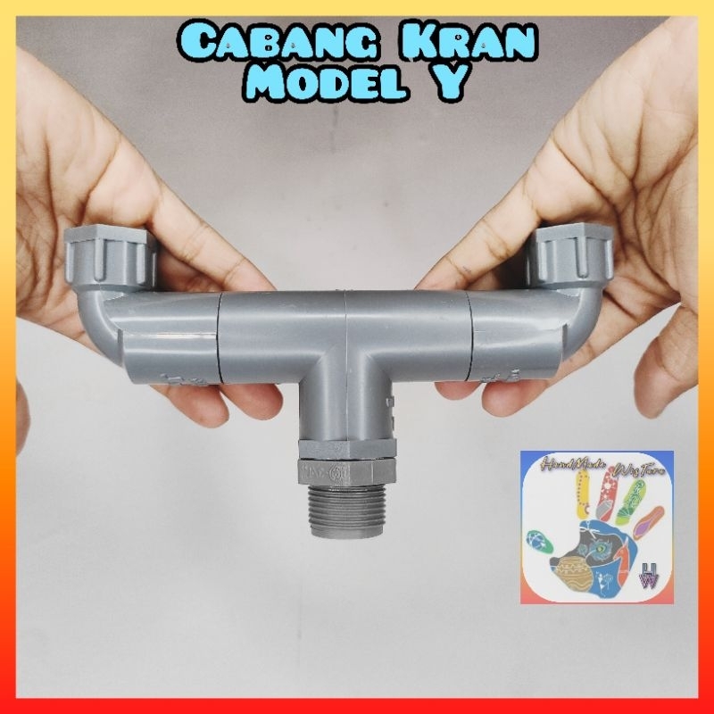 Jual Model Y Sambungan Cabang Kran Wastafel Shower Wc Duduk Berbahan