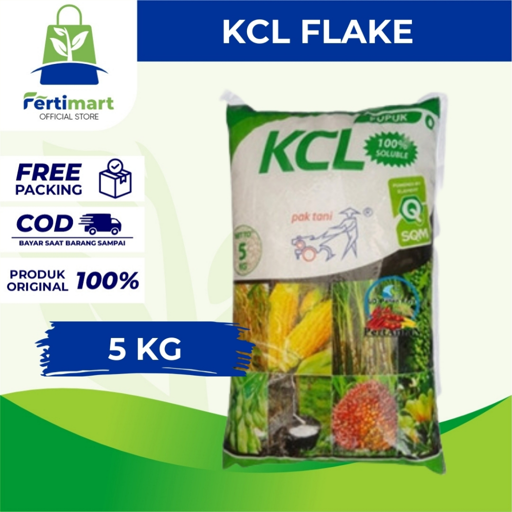 Jual Pupuk KCL 5 Kg Pak Tani Pupuk Kalium Untuk Fase Generatif Tanaman