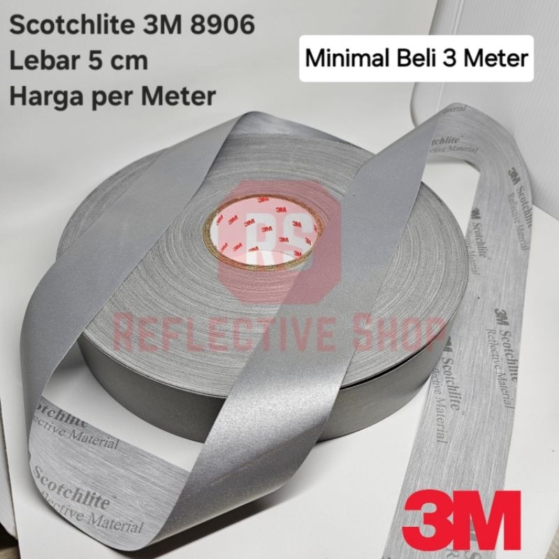 Jual Pita Reflektor Scotchlite 3M 8906 Ori Lebar 5 Cm Harga Per Meter